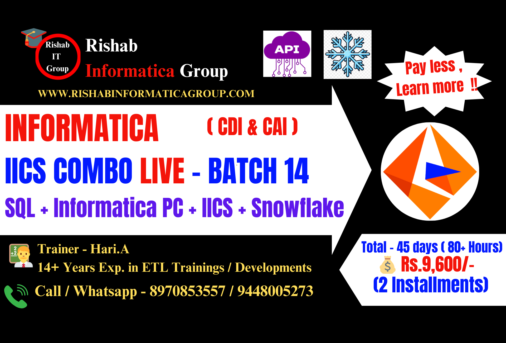 Informatica IICS COMBO