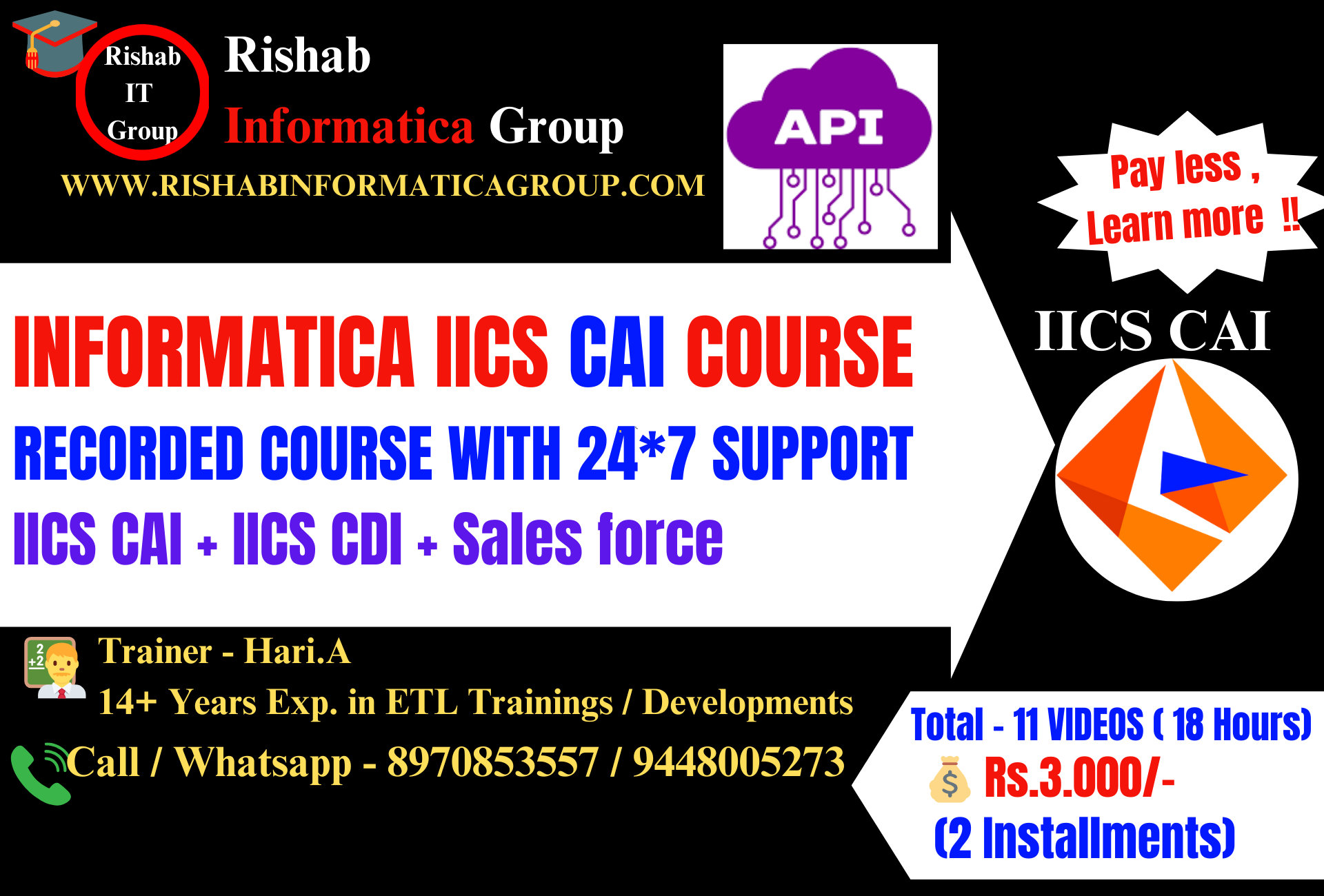 📼 Recorded | Informatica IICS CAI - 24×7 Tech Support